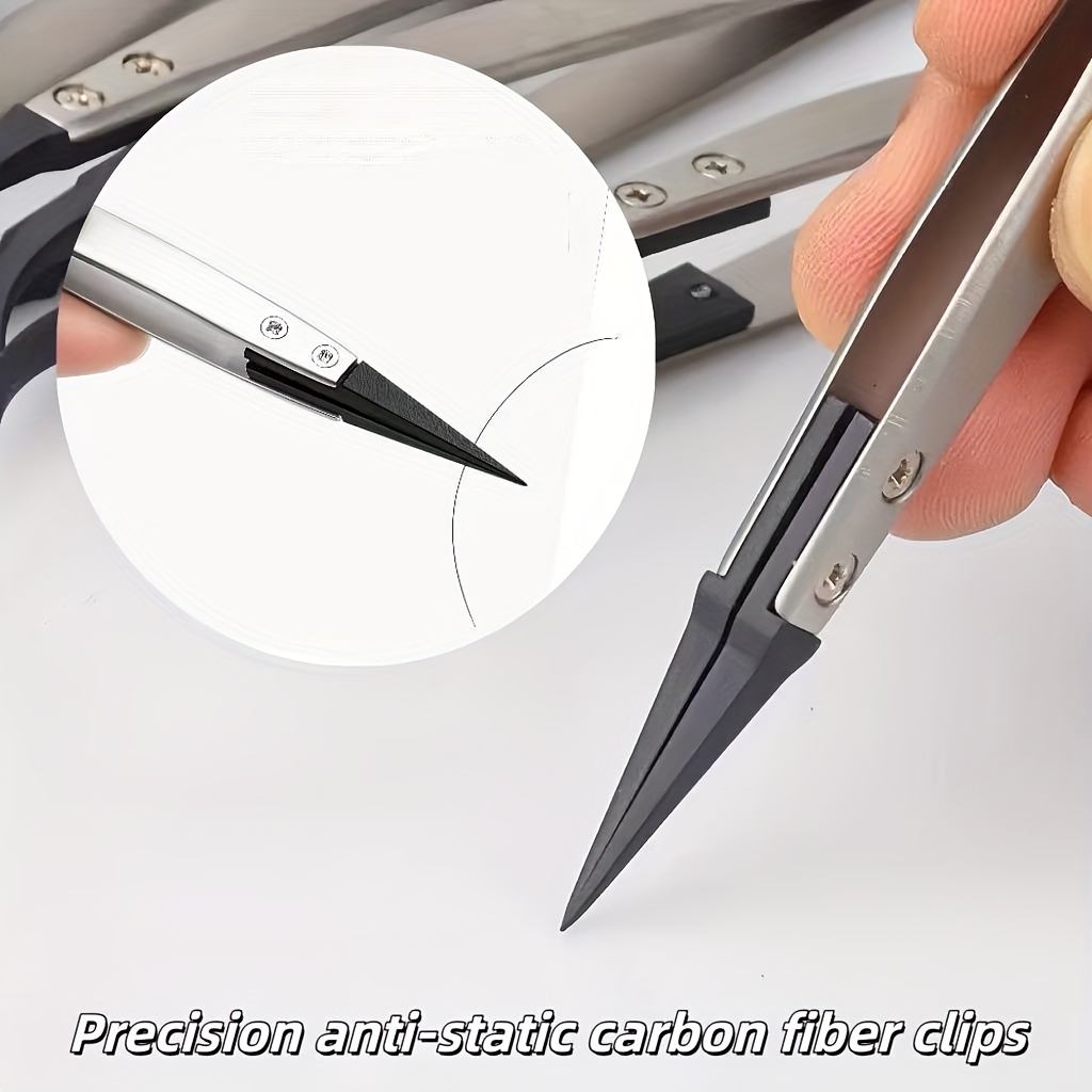 Electronics Repair Tools And Equipment - 2 قطعة ESD-259 مكافحة ساكنة الملقط
