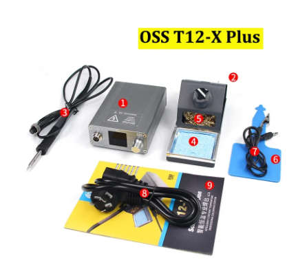 OSS T12-X PLUS محطة لحام سبيكة - مراجعة Electronics Repair Plus وسعره
