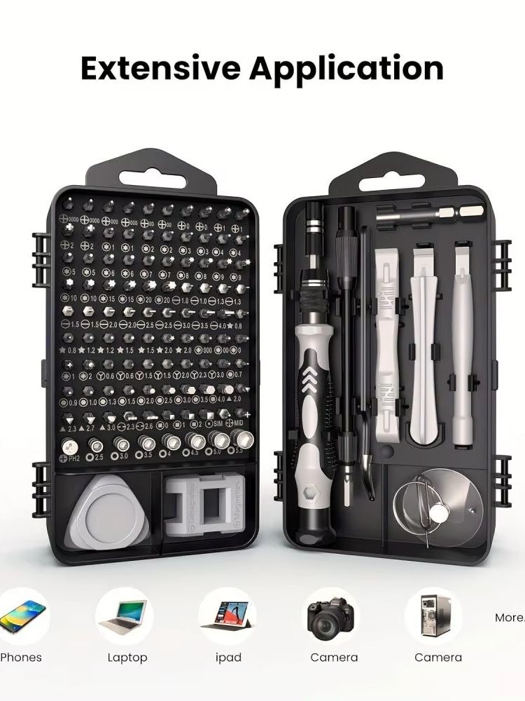 مجموعة مفكات دقيقة 115 في 1، ط - مراجعة Electronic Repair Tutorial وسعره