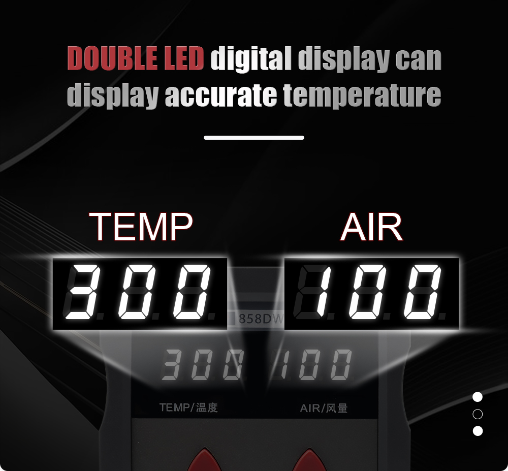 مسدس هواء ساخن JCD 858DW بقوة  - مراجعة Hot Air Station 858 وسعره