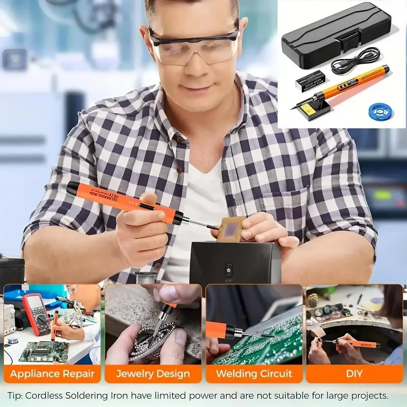 مكواة لحام صغيرة دقيقة قابلة ل - مراجعة Electronic Repair Tutorial وسعره