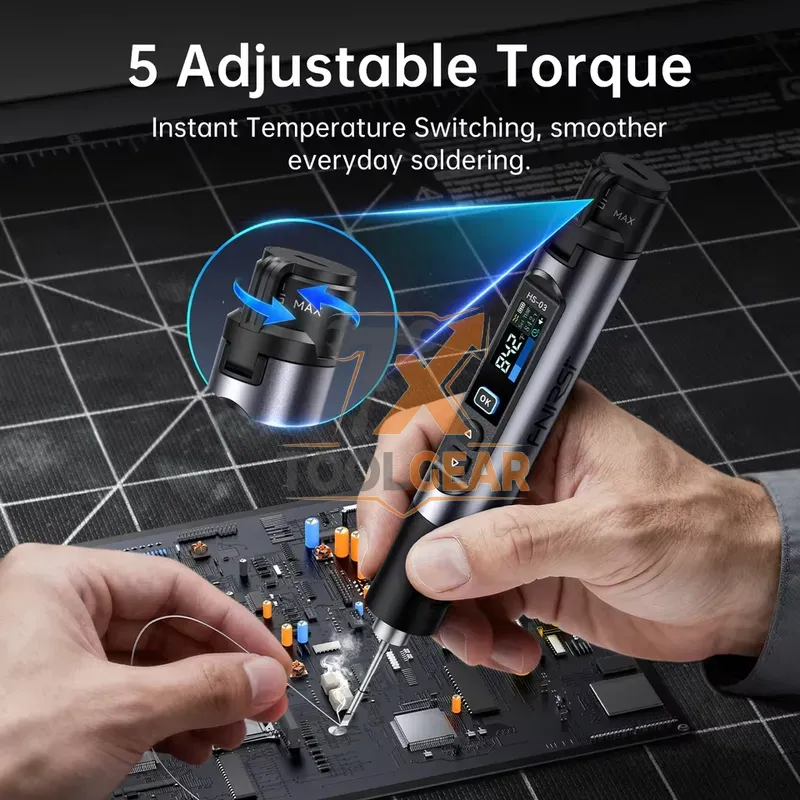 طقم لحام لاسلكي HS-03 مع رؤوس  - مراجعة Electronic Repair وسعره