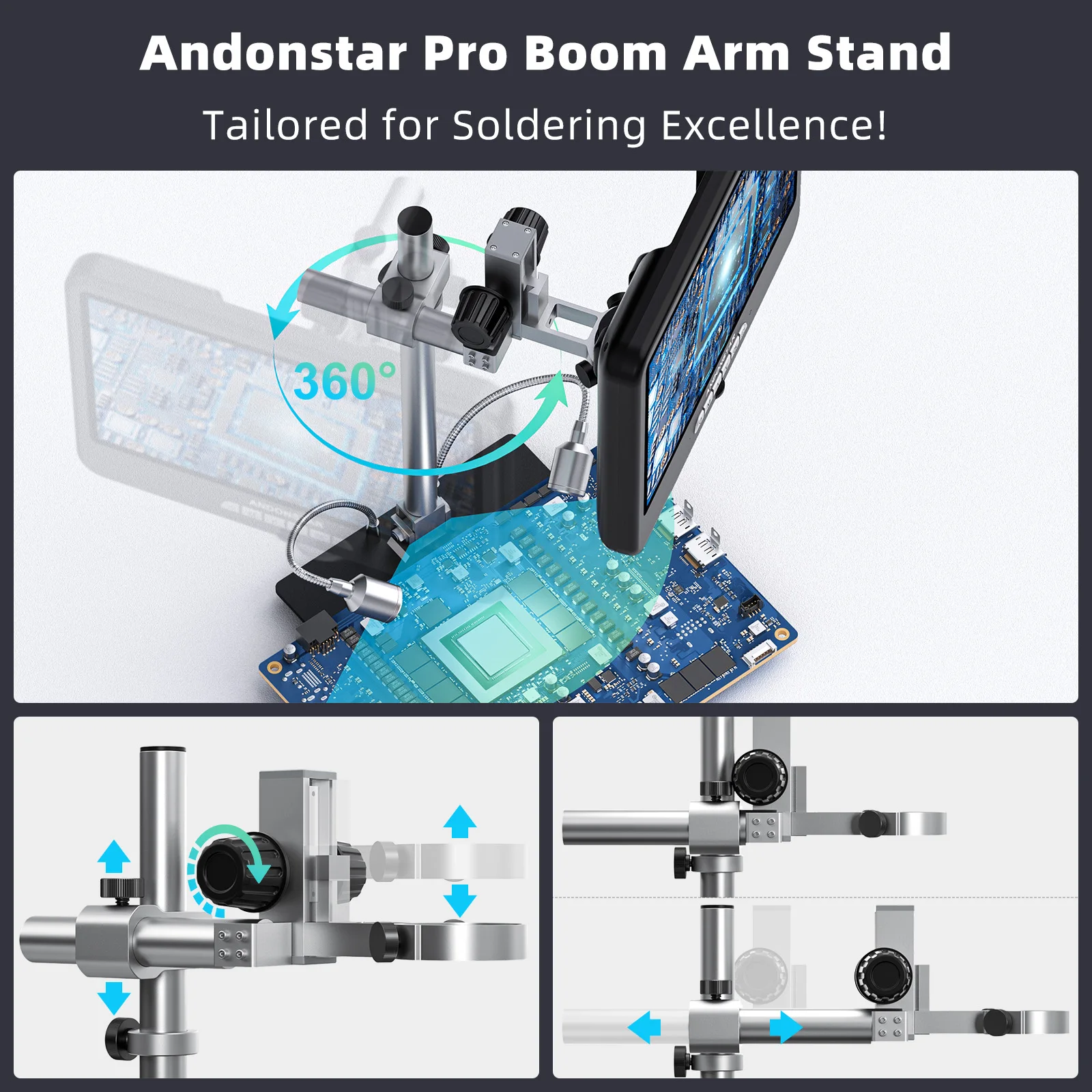 مجهر رقمي Andonstar AD210S-Pro - مراجعة Electronic Repair وسعره